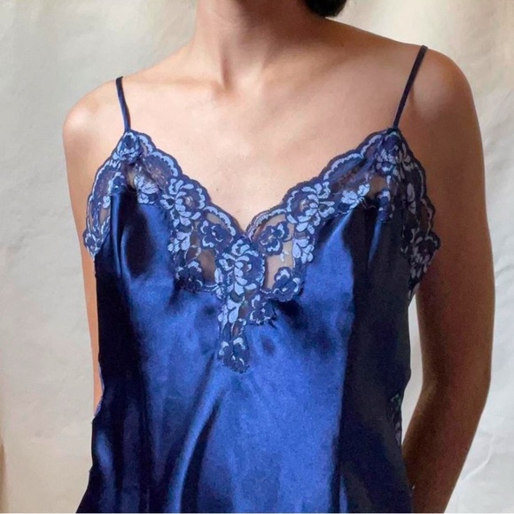 Fredericks of Hollywood Vintage Lace Slip Romantic Glamour Medium Boudoir Siren - Picture 2 of 12